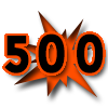 You made 500 clicks