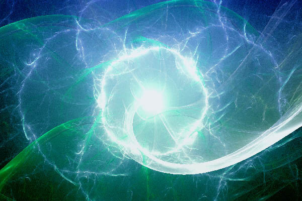 Fractal art - Mint sphere